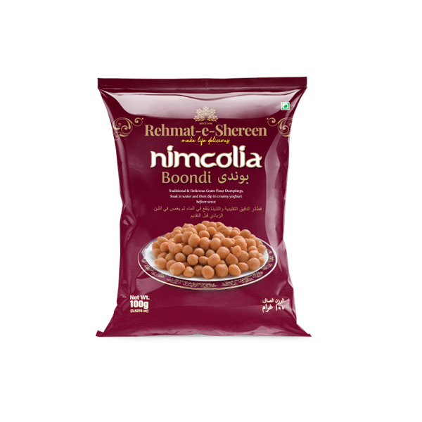 Rehmat E Shereen Nimcolia Boondi - 100g (18pcs)